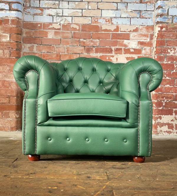 Oxford Chair in Holly Green vegan 'Leather' - cancelled order