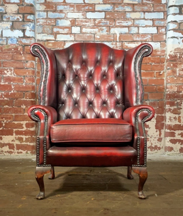 Vintage Queen Anne armchair