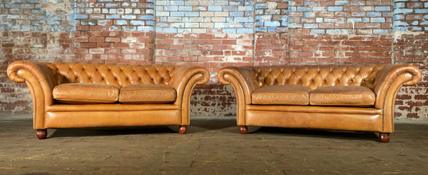 Pair of London 2 seater sofas