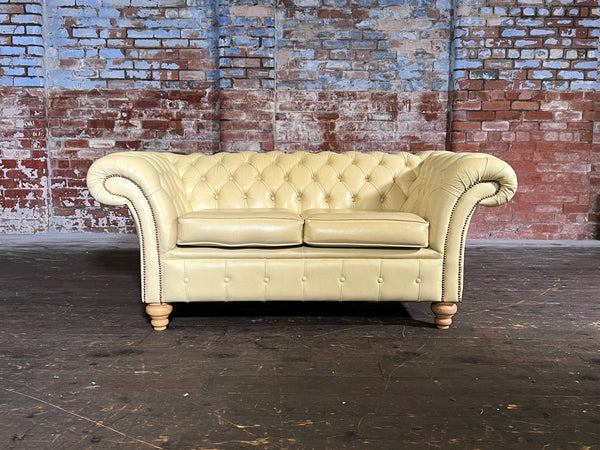 Vintage cream Chesterfield 2 seater